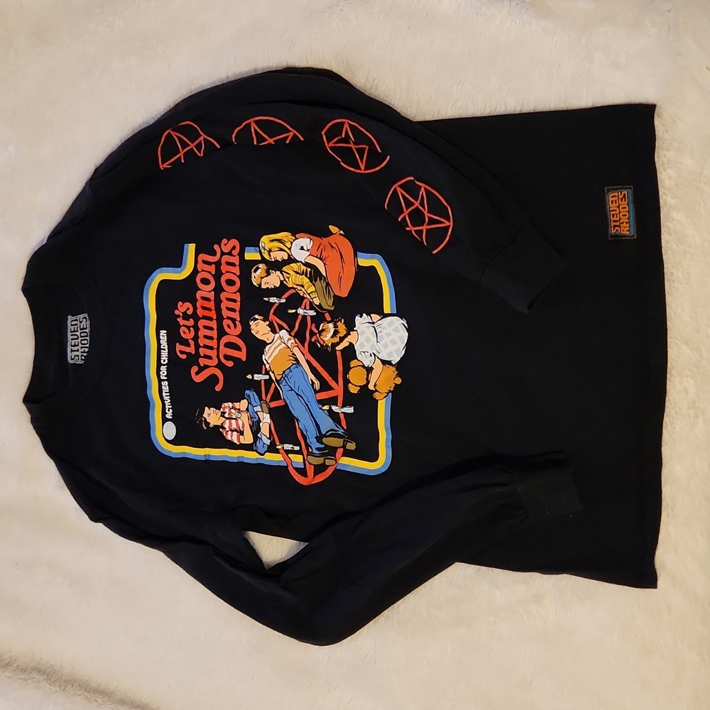 Let's Summon Demons Black Long Sleeve Tshirt